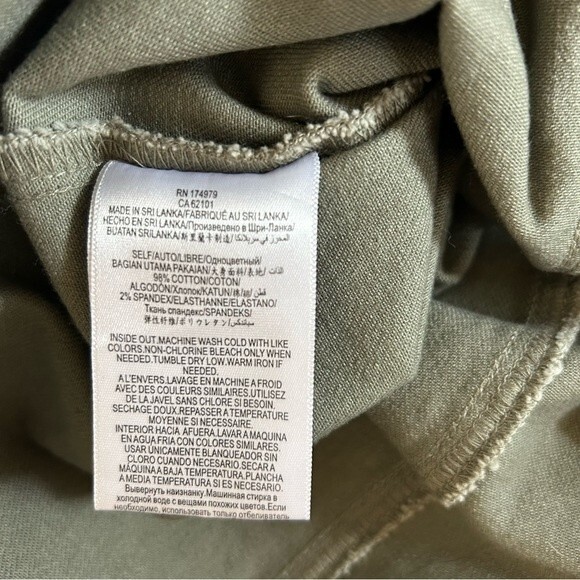 BCBG Jean Mini Skirt Green Size 27 NWT - Picture 5 of 5